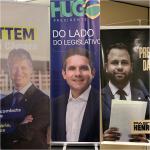 Às vésperas da eleição na Câmara, candidatos apostam em peças de campanha para conquistar votos