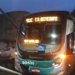 Acidente com ônibus do Move deixa trânsito parado no complexo da Lagoinha