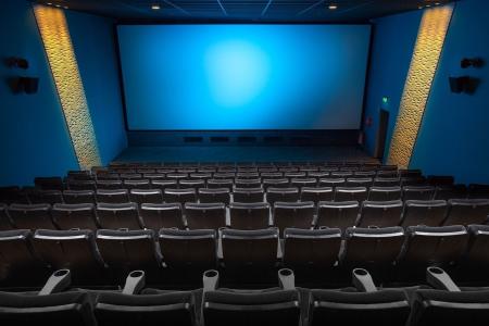 Vista de sala de cinema