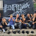 Repórteres mineiros realizam ato contra violência à imprensa em Belo Horizonte