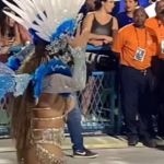 Mulher Abacaxi diz que casamento chegou ao fim após ela desfilar na Sapucaí com os seios à mostra