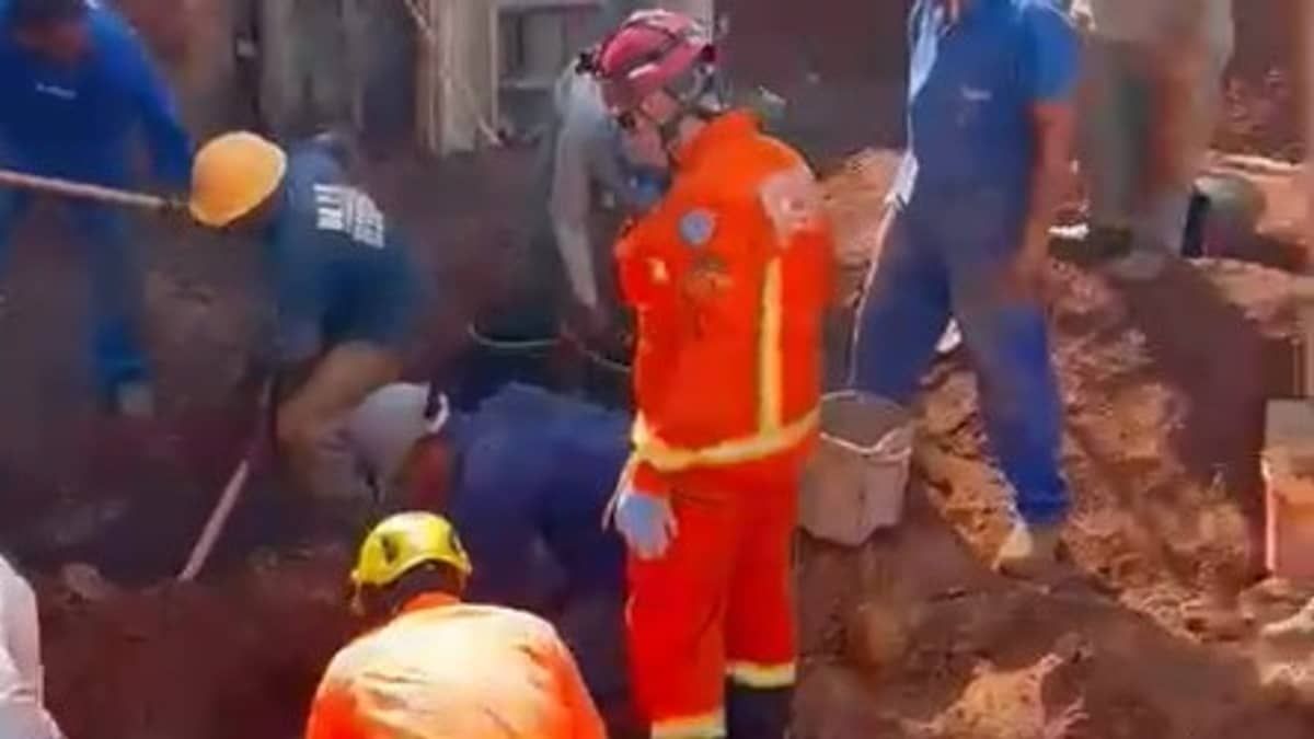Sobe para quatro o número de mortos em soterramento no Belvedere