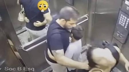 Mulher é agredida por médico em elevador