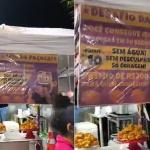 Mulher é internada após tentar comer cinco paçocas em 30 segundos para ganhar R$ 200