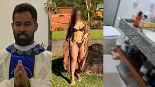Mulher estava escondida embaixo da pia do banheiro do quarto do padre