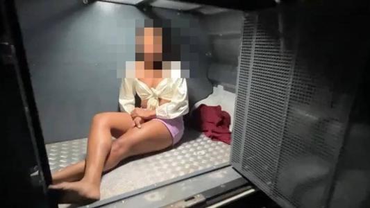 A jovem foi presa pela Polícia Militar