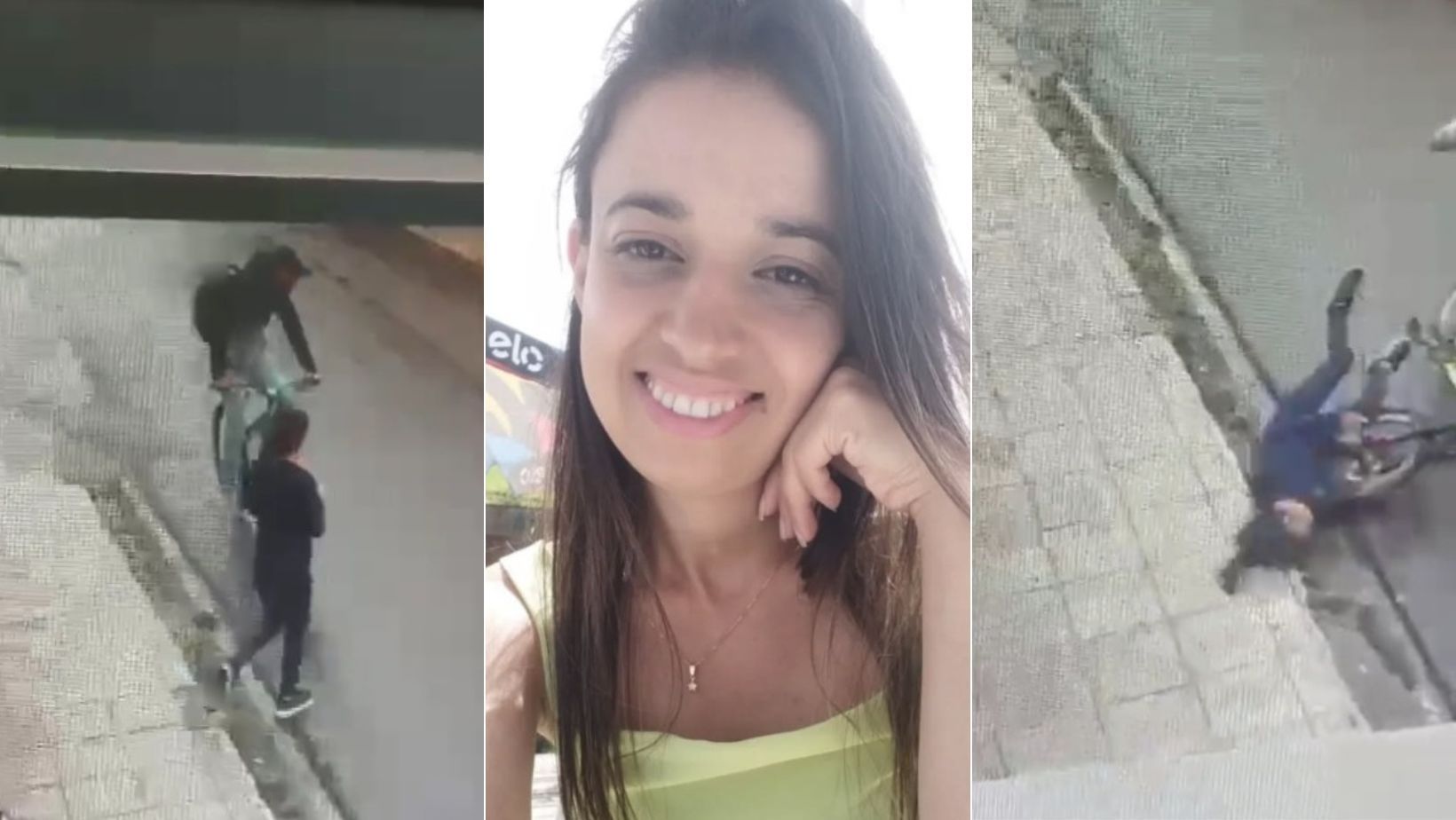 Vídeo: mulher morre três meses após ser atropelada por bicicleta em Barbacena (MG)