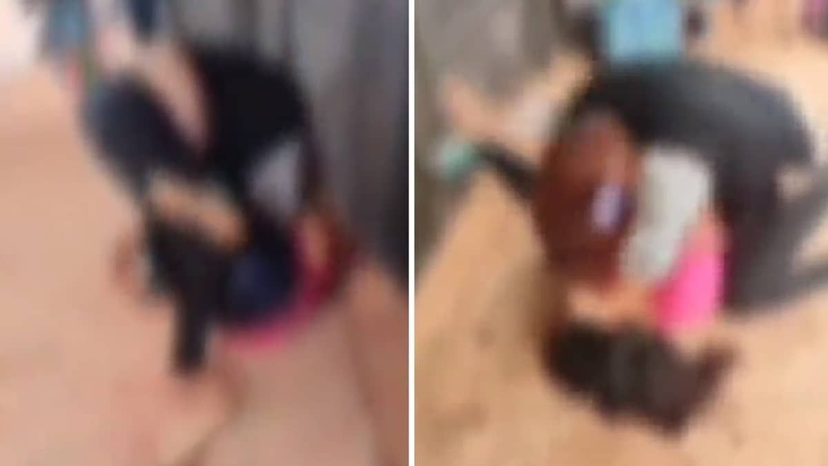 Vídeo: ex e atual de detento brigam em fila para visitar homem em presídio de Campo Grande