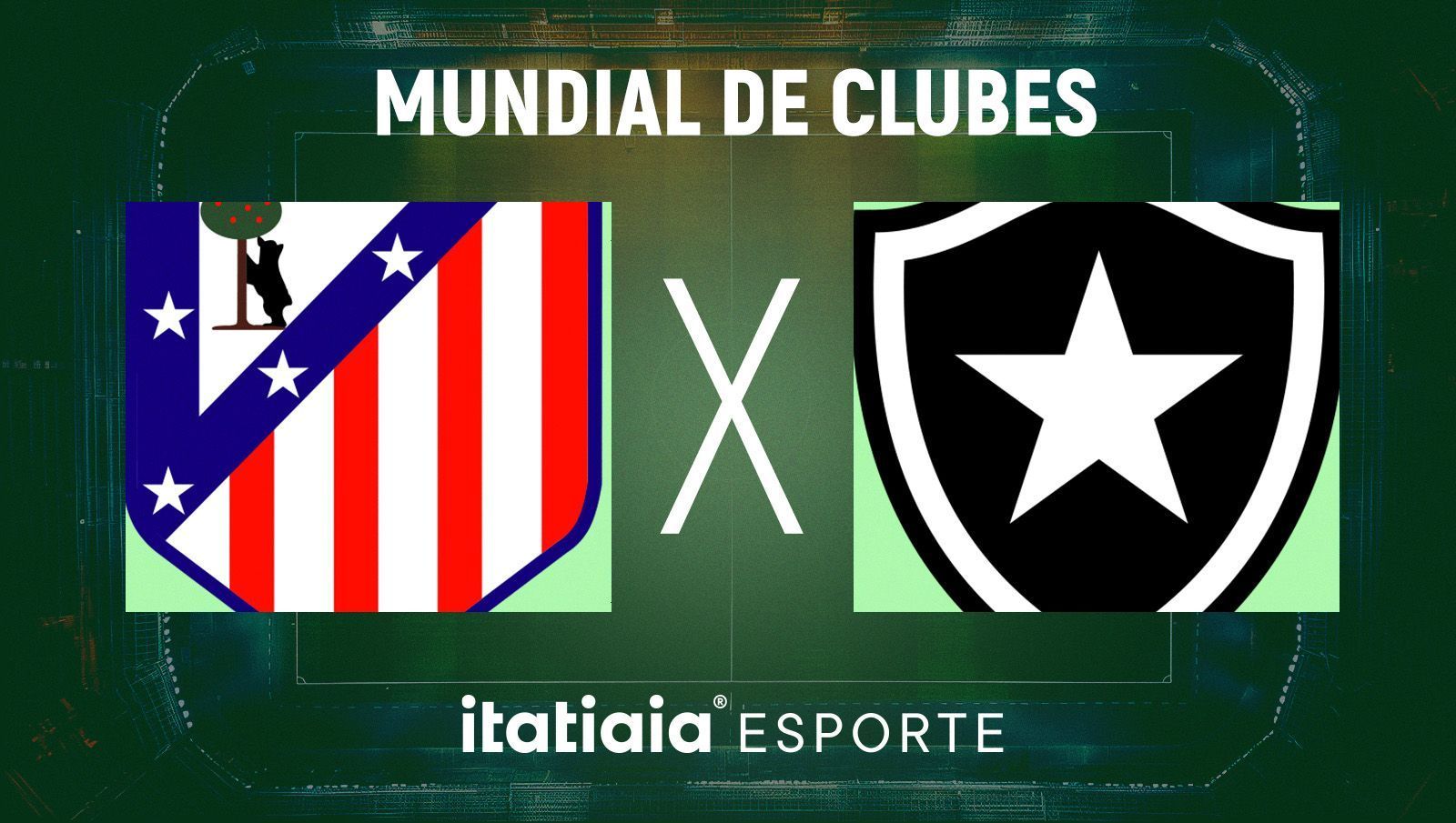 Horário e onde assistir ao vivo Atlético de Madrid x Botafogo, pelo Mundial de Clubes