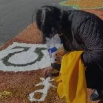 Corpus Christi: católicos colorem com tapetes avenida Afonso Pena em Belo Horizonte