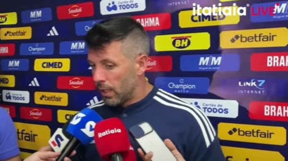 Pezzolano elogia Daniel Jr. em vitória do Cruzeiro e comenta sobre lesão do meia