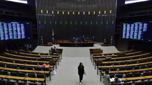Na imagem, o Plenário da Câmara dos Deputados, em Brasília