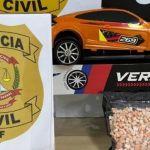Polícia Civil apreende 600 comprimidos de ecstasy dentro de carrinho de brinquedo