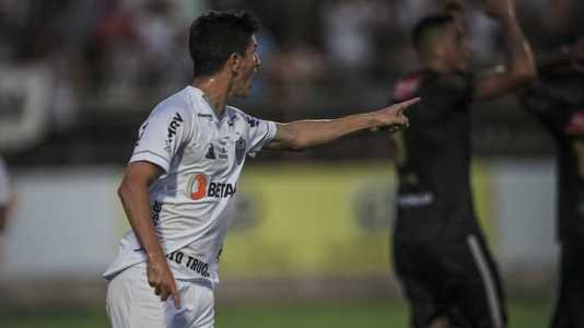 Nacho Fernández marcou o gol da vitória do Atlético sobre o Democrata em 2022