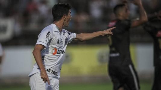 Nacho Fernández marcou o gol da vitória do Atlético sobre o Democrata em 2022