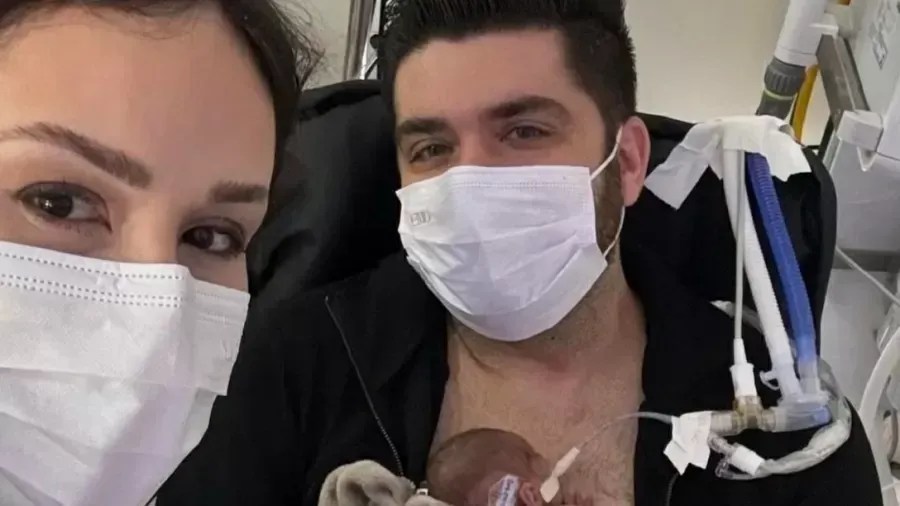 Nadja Haddad mostra detalhes de visita ao filho recém-nascido na UTI neonatal
