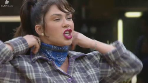 Nadja e Jaque discutiram feio no programa