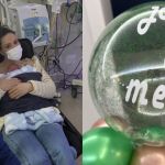 Filho de Nadja Haddad completa 3 meses após morte do irmão gêmeo
