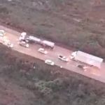 Vídeo: crianças são resgatadas por helicóptero após engavetamento na BR-040