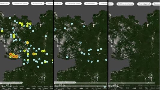 Não há mais alertas de garimpo ilegal no Território Yanomami, diz PF.