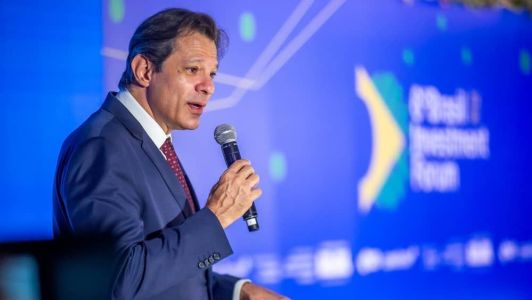 'Não se trata de governo e oposição, não se trata de PT e PL', afirmou Haddad ao pedir que investidores pressionem senadores pela aprovação da reforma tributária