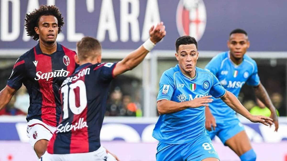 Napoli empata com Bologna e chega ao terceiro jogo sem vencer no Italiano