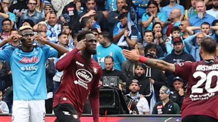 Napoli e Salernitana empataram em 1 a 1; Mathías Olivera e Boulaye Dia