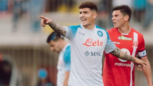 Napoli em derrota para o Monza