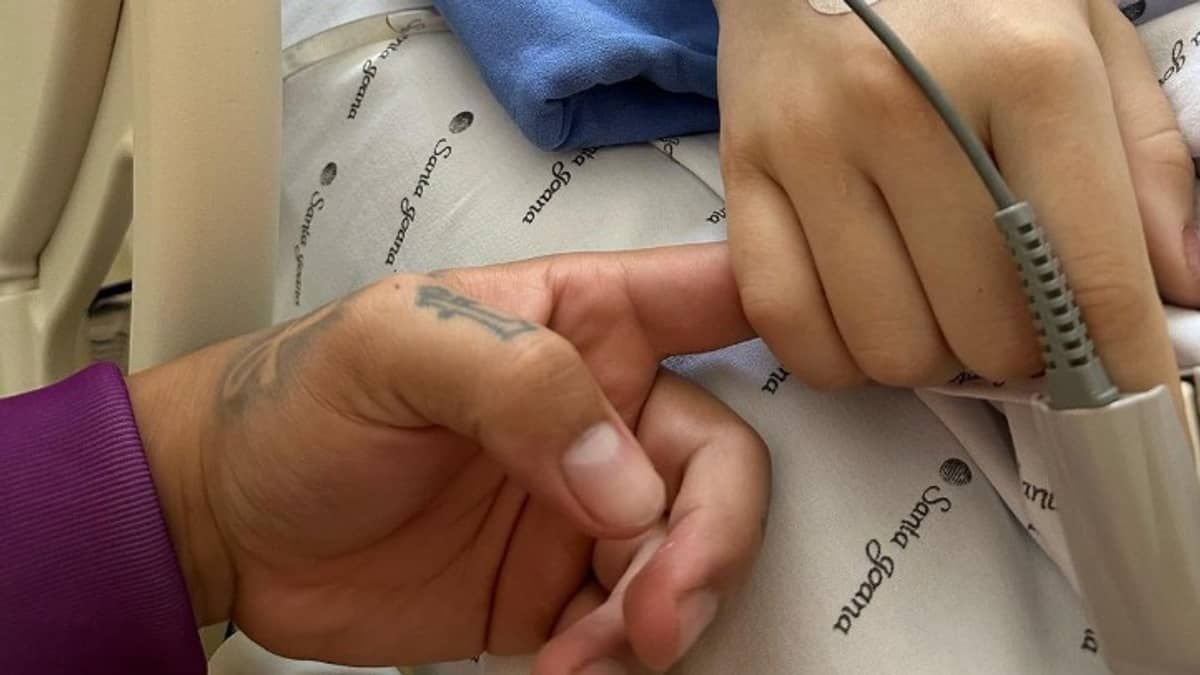Namorada de Toguro recebeu 6 bolsas de sangue após internação por complicações no parto