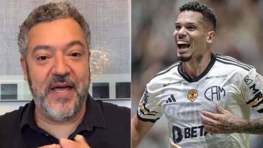 Narrador da Itatiaia, Caixa rasgou elogios ao atacante Paulinho