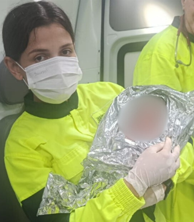 Bebê nasce dentro de ambulância na BR-040, em João Pinheiro, no Norte de Minas