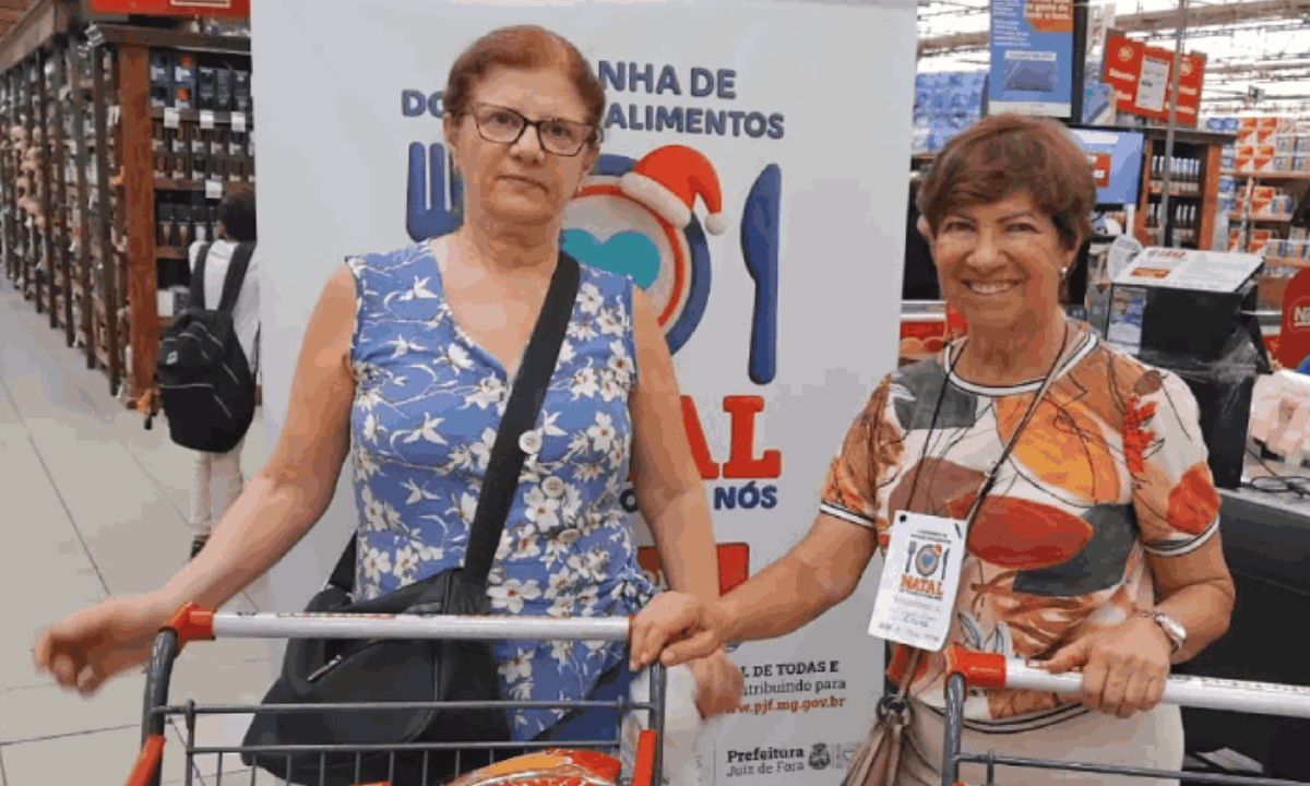 Ação 'Natal de todas e todos nós' arrecada 7 toneladas de alimentos em Juiz de Fora