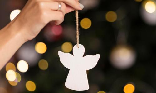 Natal solidariedade enfeite