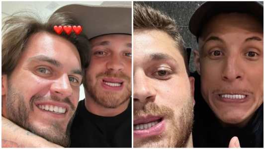 Nathan (esq), Gustavo Tubarão (centro) e Guilherme Arana (dir)