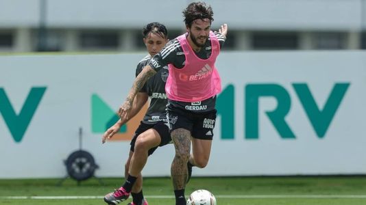 Nathan está treinando normalmente no Atlético