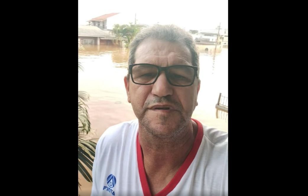 Ídolo do Náutico faz relato emocionado no RS e implora por ajuda às vítimas