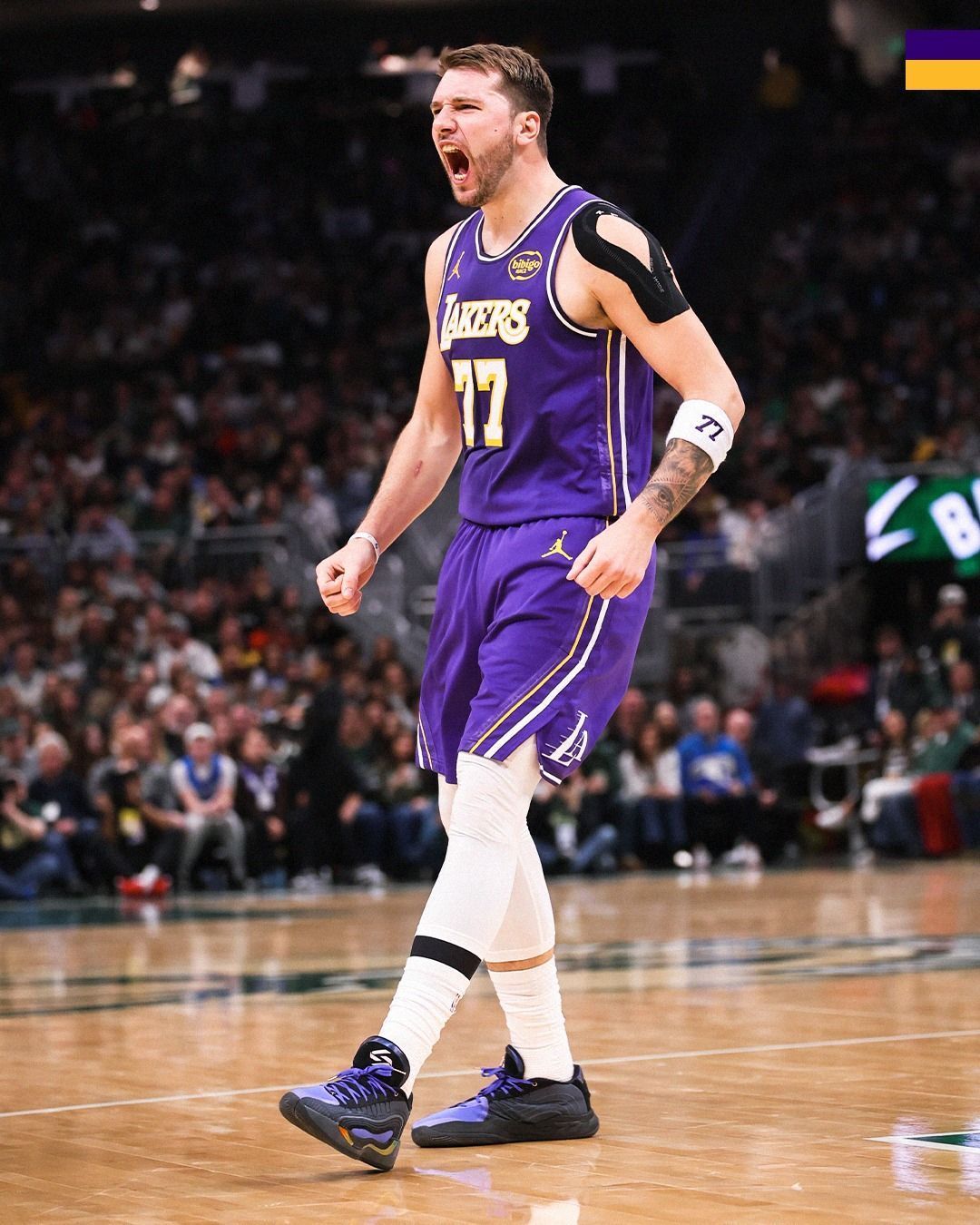 Doncic anota 41 pontos, e Lakers vencem Bucks pela NBA