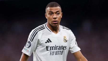 Kylian Mbappé em ação pelo Real Madrid