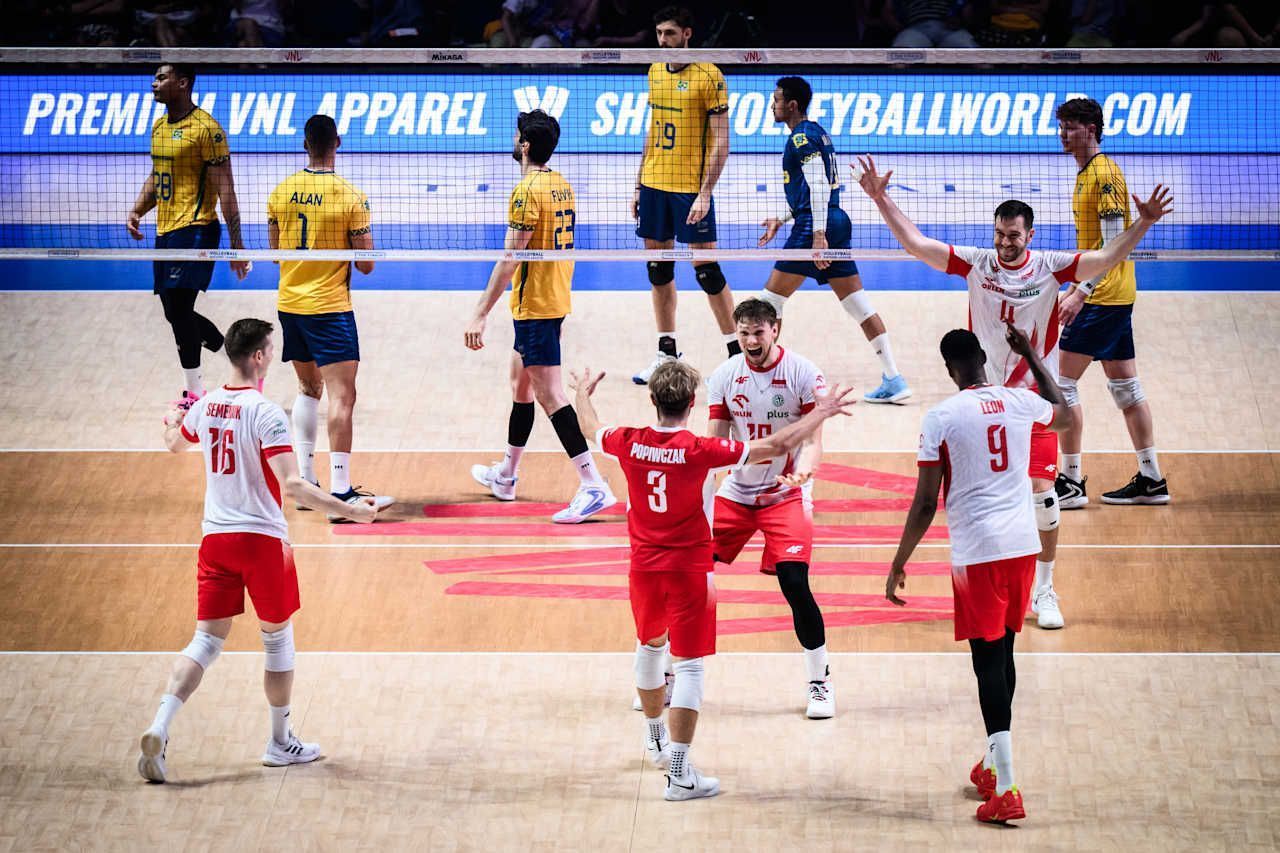 Polônia atropela, e Brasil disputará o bronze na Liga das Nações Masculina