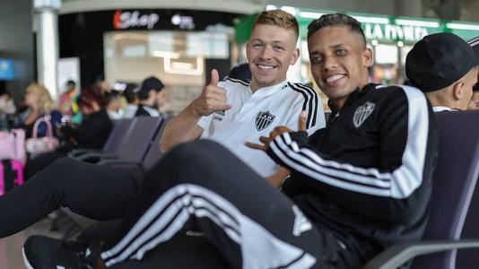 Nesta quarta (22), Bruno Fuchs e Pedrinho vão estrear pelo Atlético na Libertadores