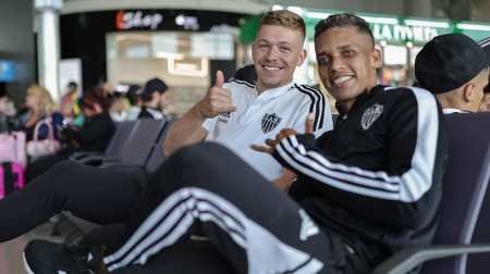 Nesta quarta (22), Bruno Fuchs e Pedrinho vão estrear pelo Atlético na Libertadores