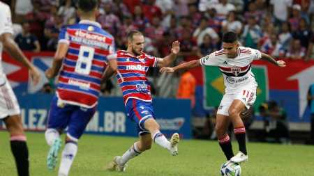 Nestor foi expulso pelo São Paulo contra o Fortaleza