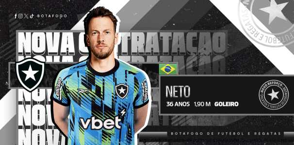 Neto é o novo reforço do Botafogo