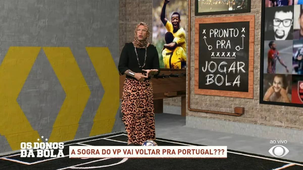 Corintiano, Neto provoca Vítor Pereira e sogra na TV após vice do Flamengo na Recopa