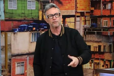Ex-jogador e apresentador Neto, durante o programa "Os Donos da Bola", da TV Band