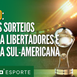 Sorteio das oitavas de Libertadores e Sul-Americana: assista, ao vivo, à transmissão da Itatiaia