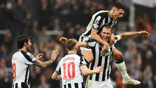Newcastle vence PSG na Champions League