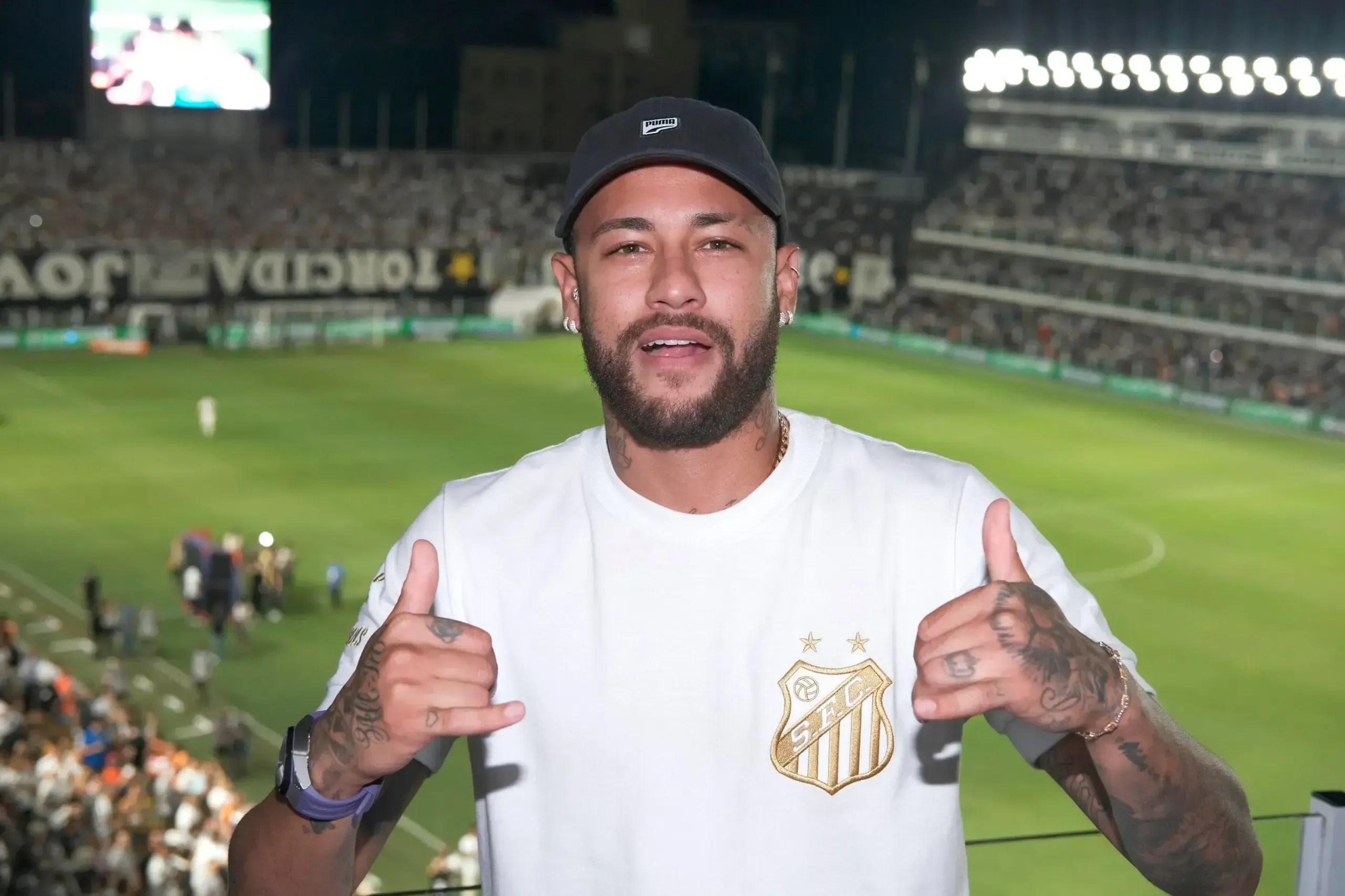 Neymar, no Santos, encabeça lista de estrelas da Série A 2025; veja