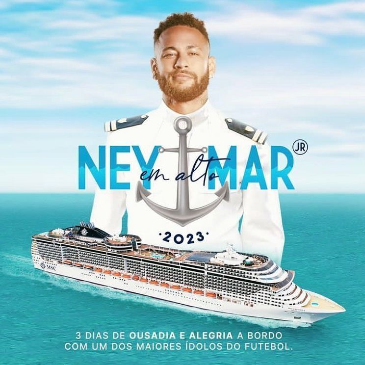 Goteira, comida ruim e polêmica com crianças: veja reclamações sobre cruzeiro de Neymar