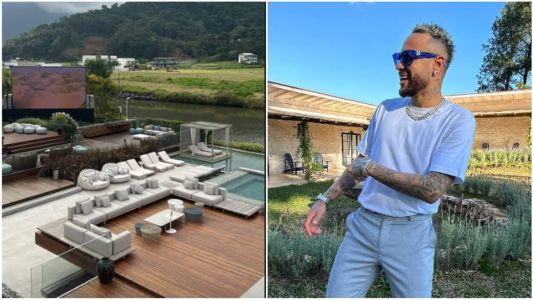 Neymar divulga novas fotos da mansão em Mangaratiba